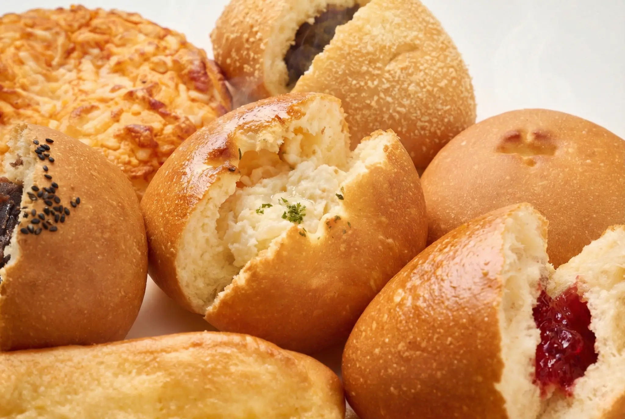 工場直売の焼きたて