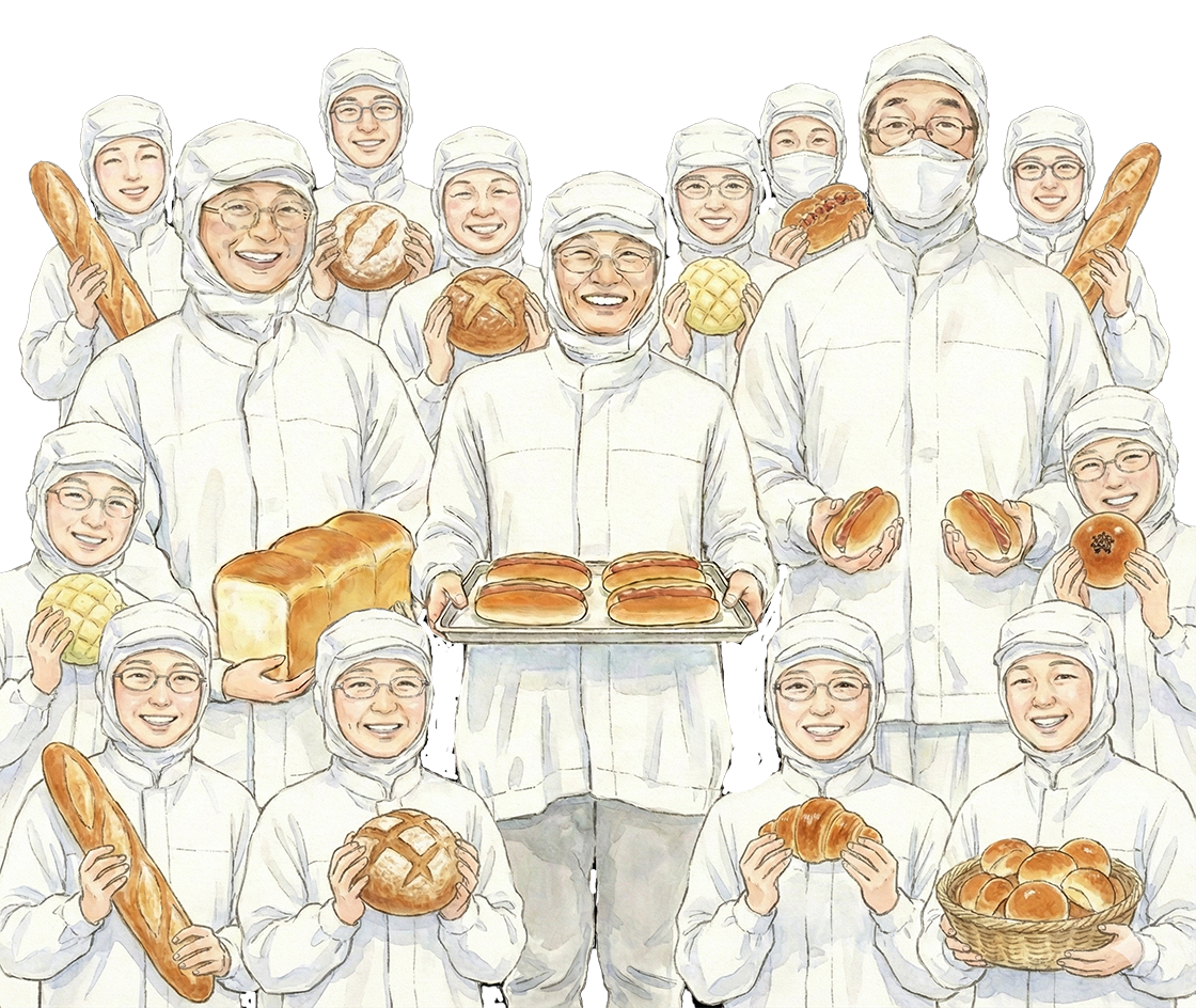 三河屋製パンスタッフ全員